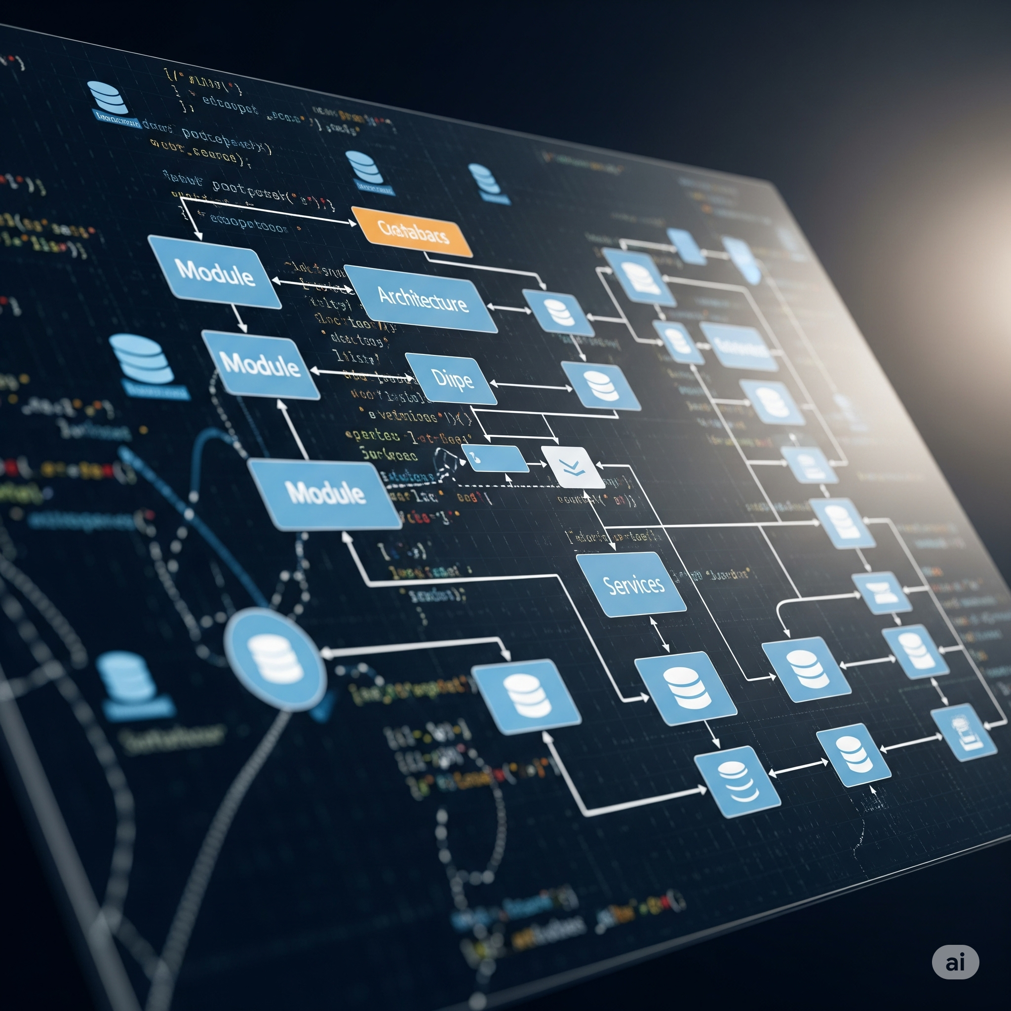 Illustration of custom software development